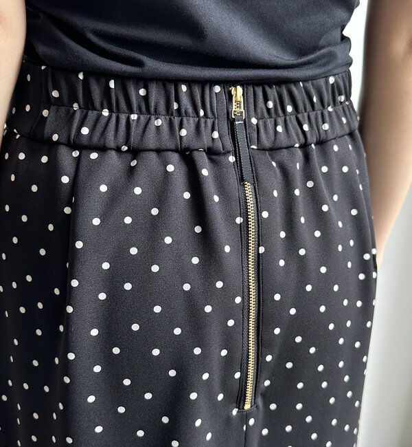  「【WEB限定】ドットタイトスカート」|スカート|