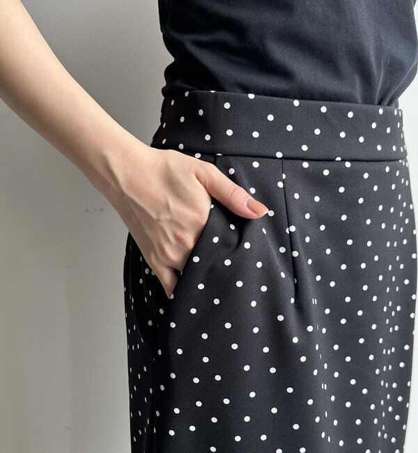  「【WEB限定】ドットタイトスカート」|スカート|