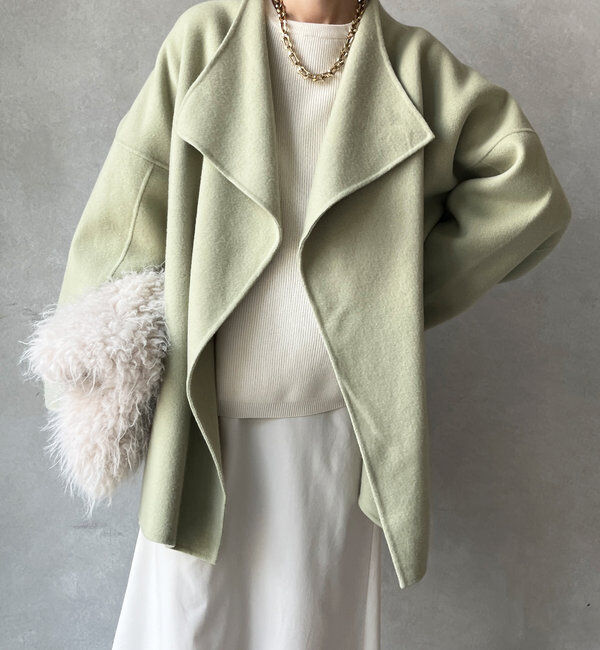  「ハンドメイドミドル丈コート」|その他|