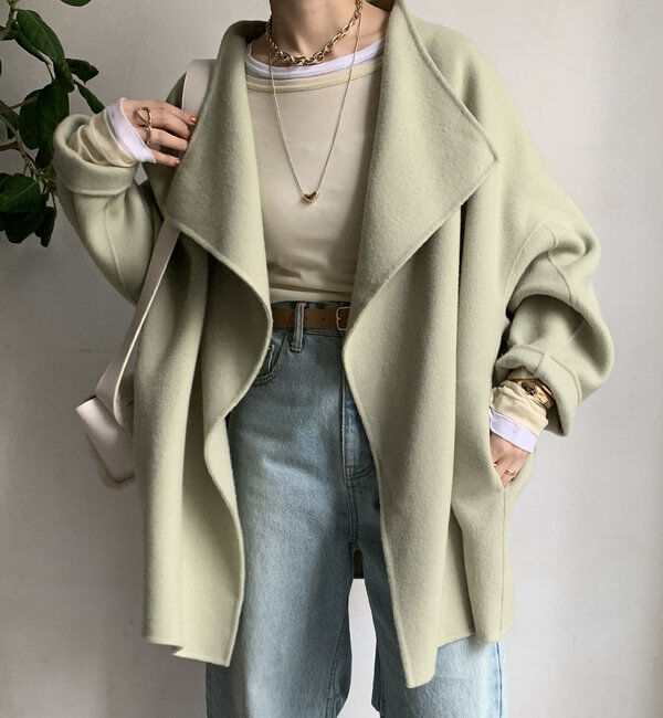  「ハンドメイドミドル丈コート」|その他|