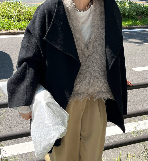  「ハンドメイドミドル丈コート」|その他|