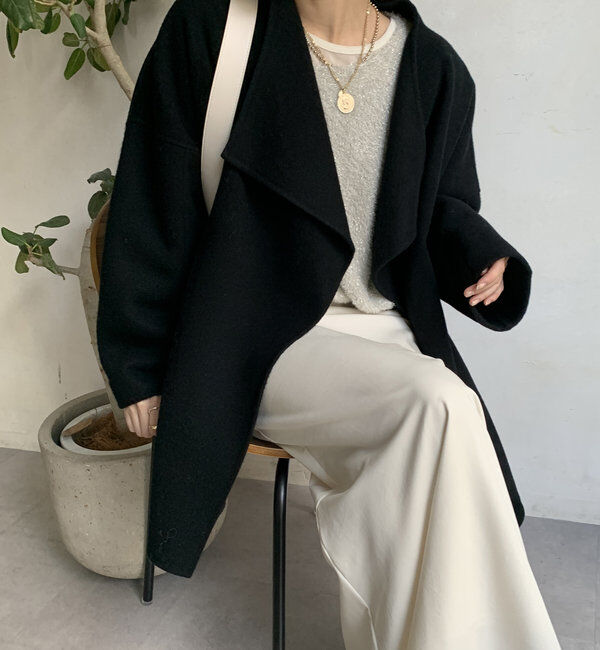  「ハンドメイドミドル丈コート」|その他|