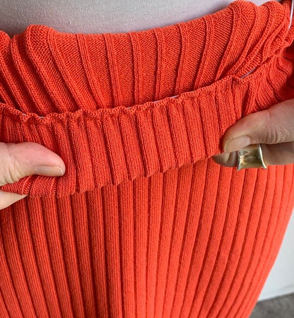  「リブニットタイトスカート」|スカート|