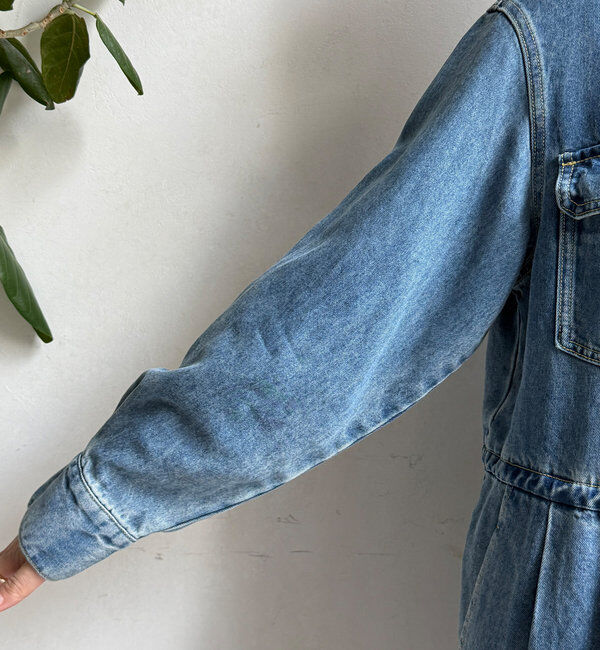  「テンセルデニムジャンプスーツ」|ワンピース|