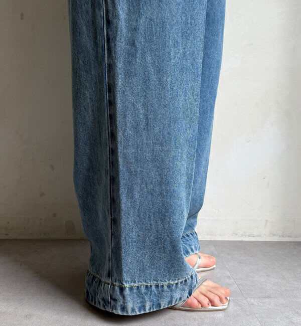  「テンセルデニムジャンプスーツ」|ワンピース|
