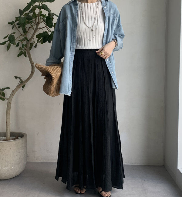  「【WEB限定】ワイドリブニットタンク」|ニット・セーター|