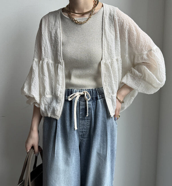  「【WEB限定】シアーシャーリングブルゾン」|ブルゾン・スタジャン|