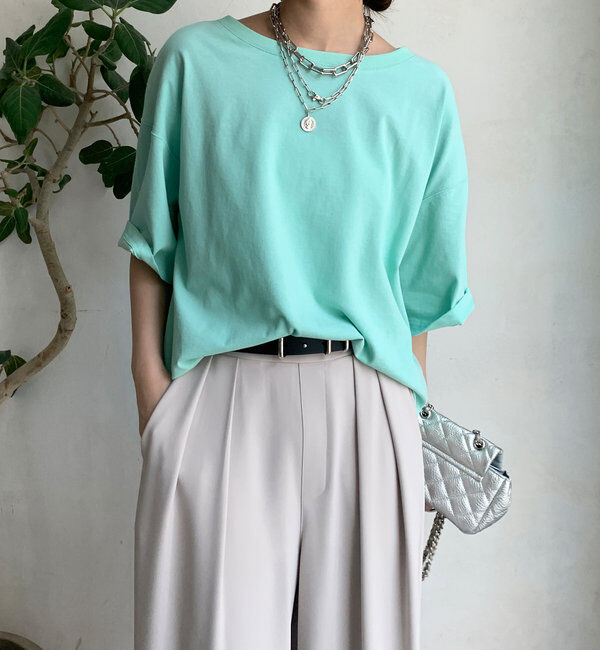  「クールタッチ半袖TEE」|Tシャツ・カットソー|ミント