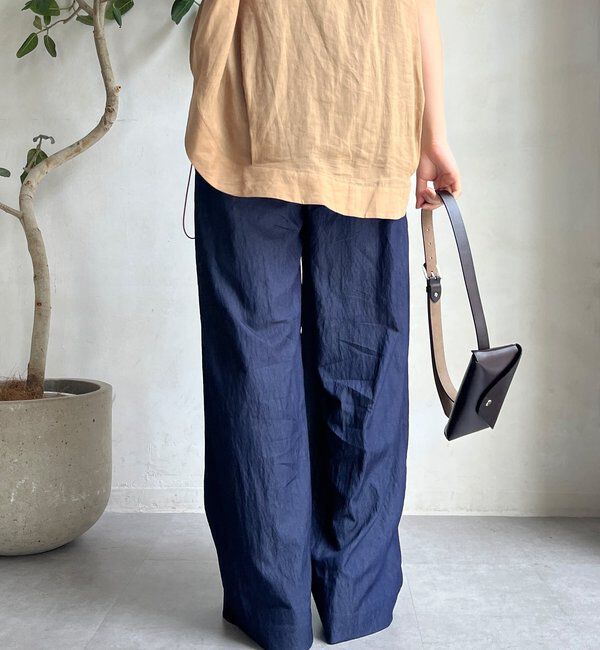  「シャンブレータックワイドパンツ」|チノ|