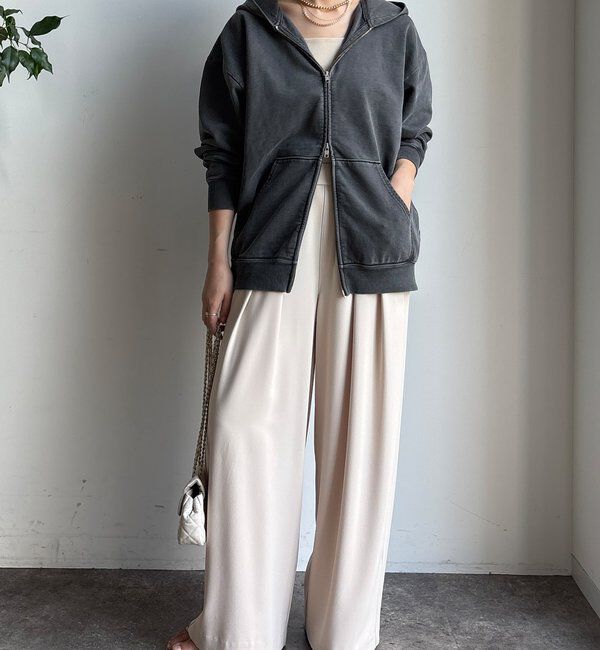  「【セットアップ対応】ピグメントジップパーカー」|Tシャツ・カットソー|