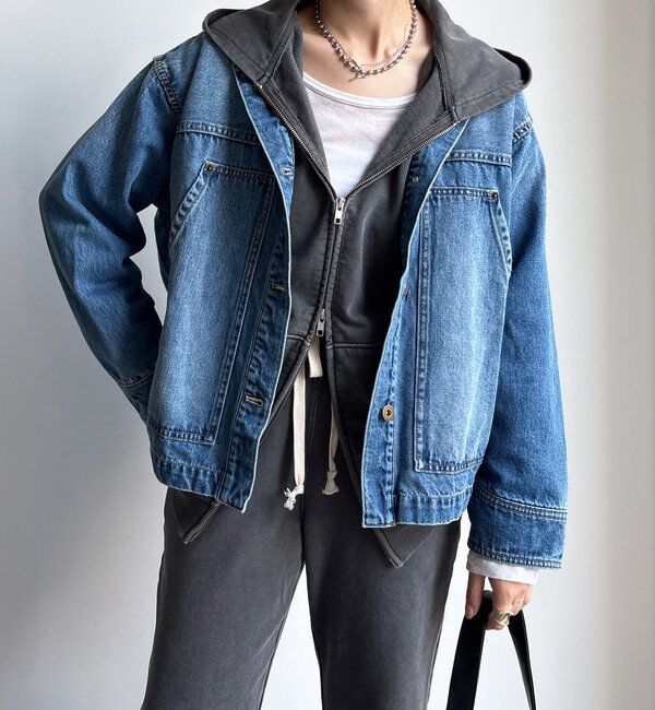  「【セットアップ対応】ピグメントジップパーカー」|Tシャツ・カットソー|