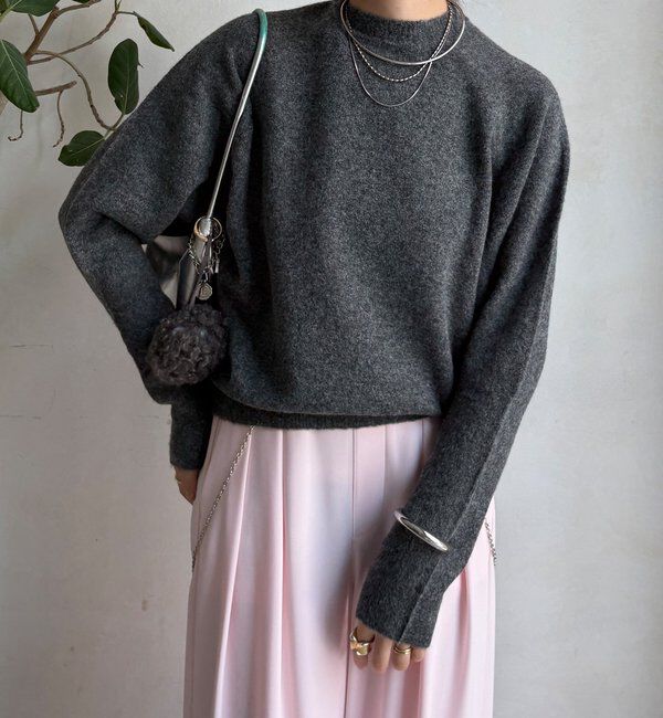  「【WEB限定】ストールセットニットトップス」|ニット・セーター|