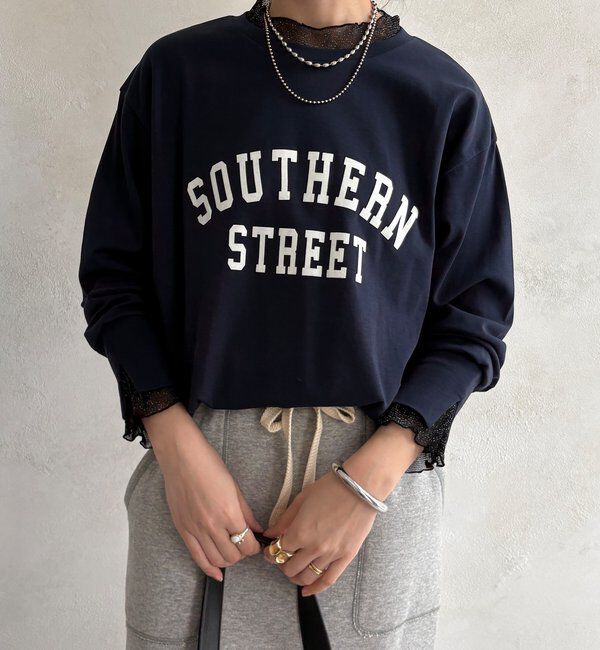  「【WEB限定】フロッキーロゴレイヤードトップス」|Tシャツ・カットソー|