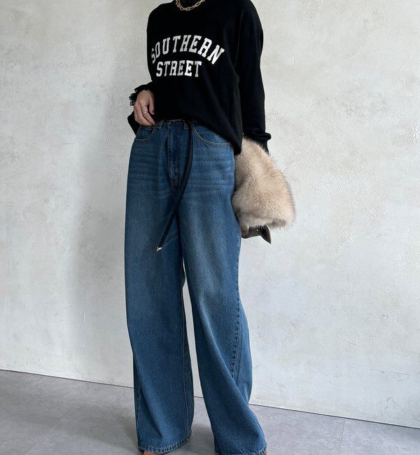  「【WEB限定】フロッキーロゴレイヤードトップス」|Tシャツ・カットソー|