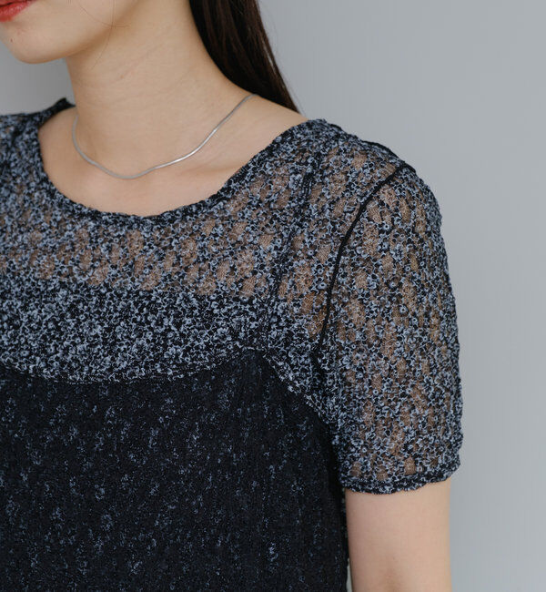  「*【新色追加/リバーシブル/2サイズ展開】レースフラワーキャミワンピース」|ワンピース|