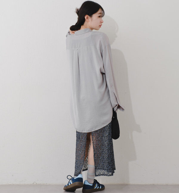  「*【新色追加/リバーシブル/2サイズ展開】レースフラワーキャミワンピース」|ワンピース|