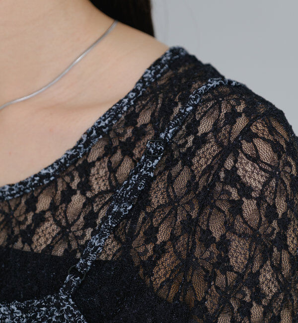  「*【新色追加/リバーシブル/2サイズ展開】レースフラワーキャミワンピース」|ワンピース|