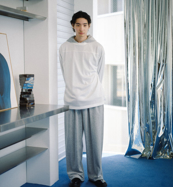  「【WHIMSIC/2サイズ/SETUP対応】ベロアルーズフィットイージーパンツ」|チノ|