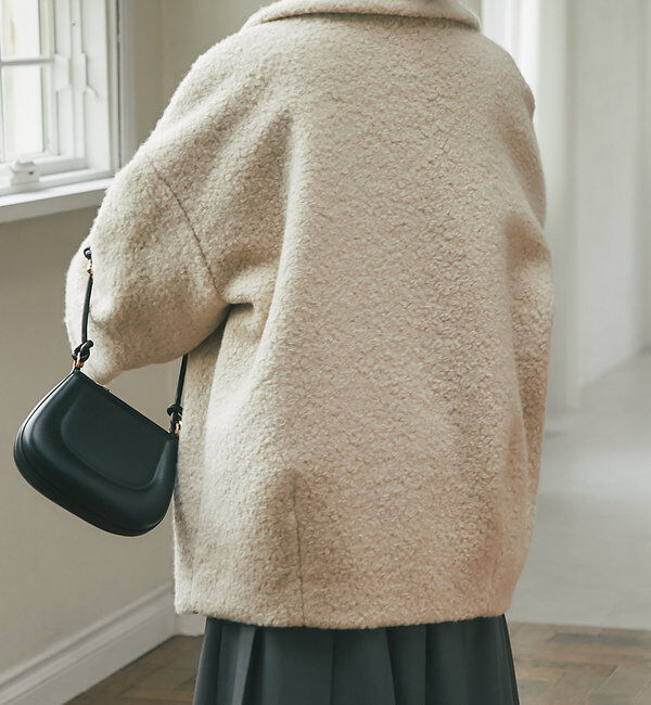  「《羽織るだけで様になる！》テーラードミドルコート」|その他|