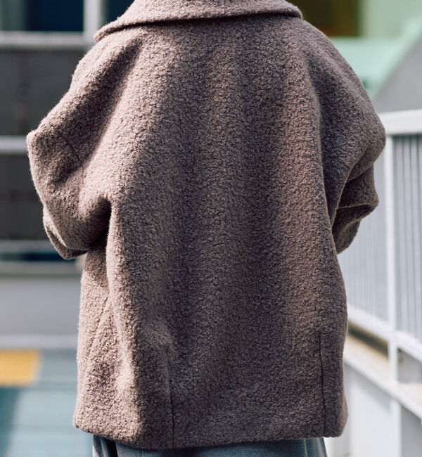  「《羽織るだけで様になる！》テーラードミドルコート」|その他|