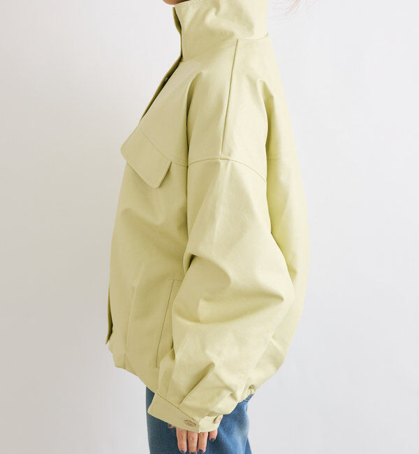  「フェイクレザーオーバーブルゾン」|その他|