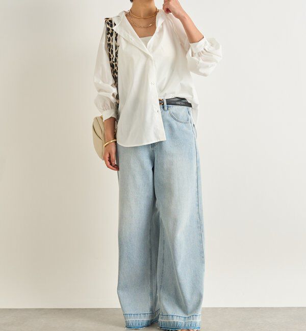  「《新色追加・オールシーズン活躍》ハイカウントフードブラウス」|シャツ・ブラウス|