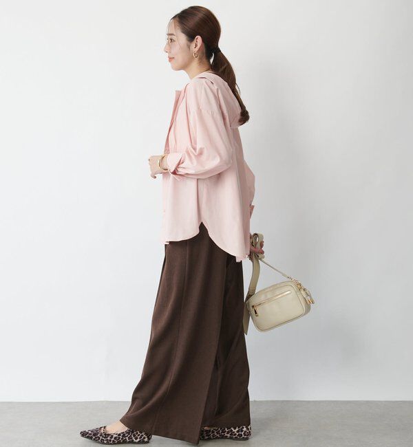  「《新色追加・オールシーズン活躍》ハイカウントフードブラウス」|シャツ・ブラウス|