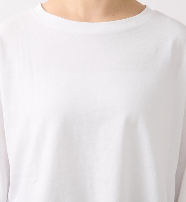  「シルケット風シンプルロンT」|Tシャツ・カットソー|