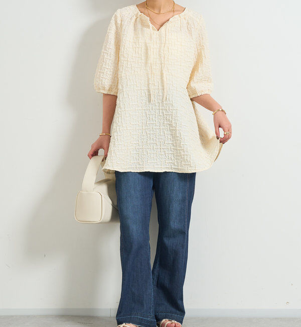  「前後2WAYポコポコチュニック」|シャツ・ブラウス|