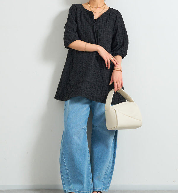  「前後2WAYポコポコチュニック」|シャツ・ブラウス|