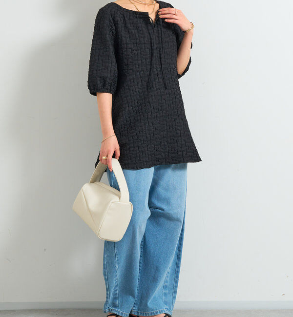  「前後2WAYポコポコチュニック」|シャツ・ブラウス|