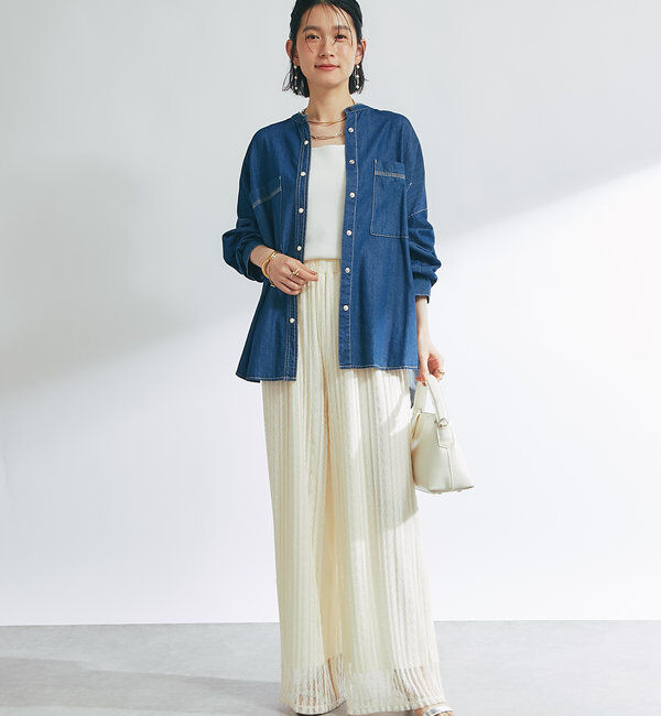  「《リラクシーな履き心地》ストレッチレースイージーパンツ」|その他|