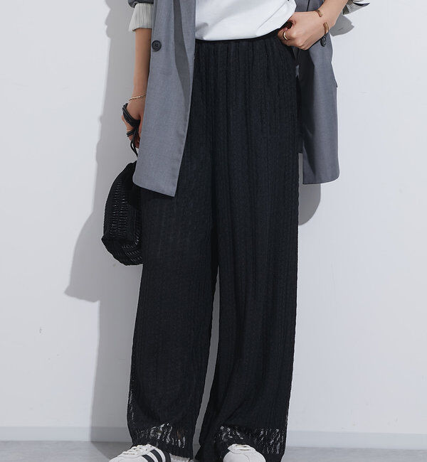  「《リラクシーな履き心地》ストレッチレースイージーパンツ」|その他|