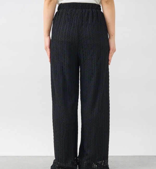  「《リラクシーな履き心地》ストレッチレースイージーパンツ」|その他|