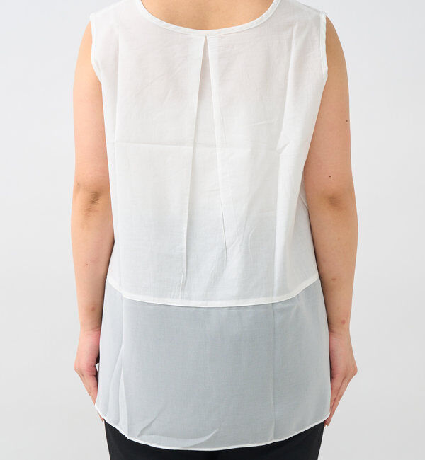  「裾シアータンク」|シャツ・ブラウス|