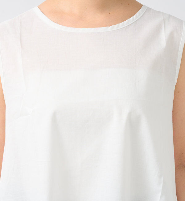  「裾シアータンク」|シャツ・ブラウス|