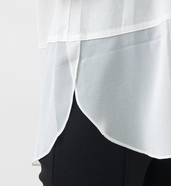  「裾シアータンク」|シャツ・ブラウス|