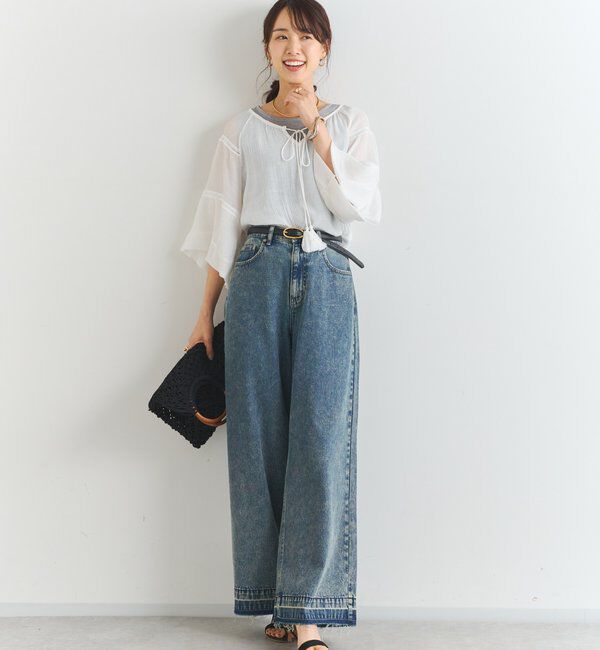  「タッセルフリルギャザーブラウス」|シャツ・ブラウス|