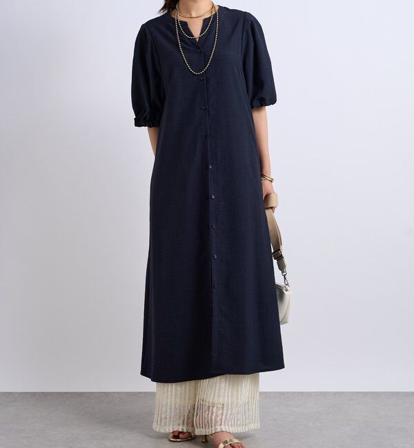  「《大人可愛いムードに》タンブラーブッチャーワンピース」|その他|