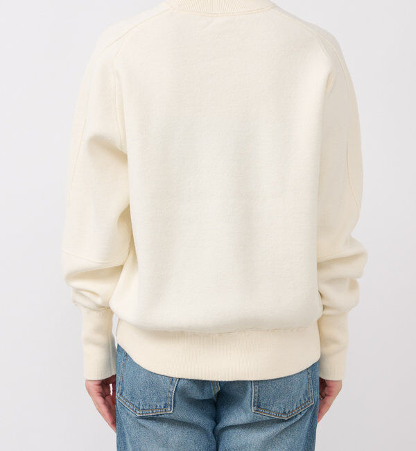  「【ウォッシャブル】スウェットライクニット」|ニット・セーター|