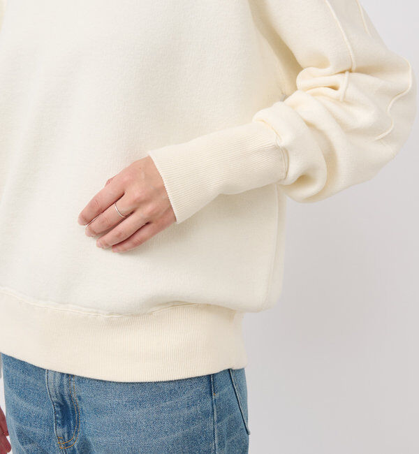  「【ウォッシャブル】スウェットライクニット」|ニット・セーター|