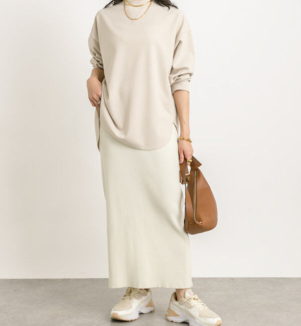  「予約【新色追加/マイナス3kg/レビュー高評価☆】リブタイトスカート」|スカート|