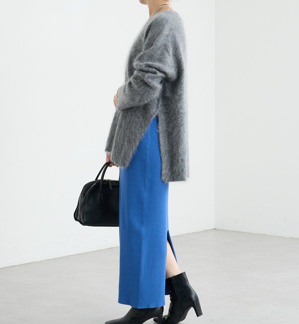  「予約【新色追加/マイナス3kg/レビュー高評価☆】リブタイトスカート」|スカート|