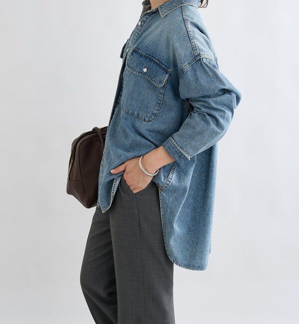  「【ベストセラー】【MONN.:.(モン)】ビッグデニムシャツ」|シャツ・ブラウス|