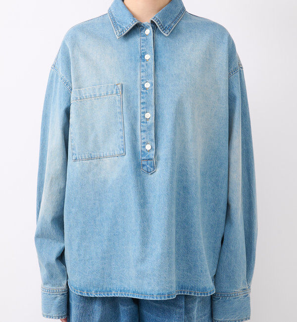  「【MONN.:.(モン)】デニムプルオーバー」|シャツ・ブラウス|