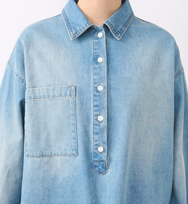  「【MONN.:.(モン)】デニムプルオーバー」|シャツ・ブラウス|