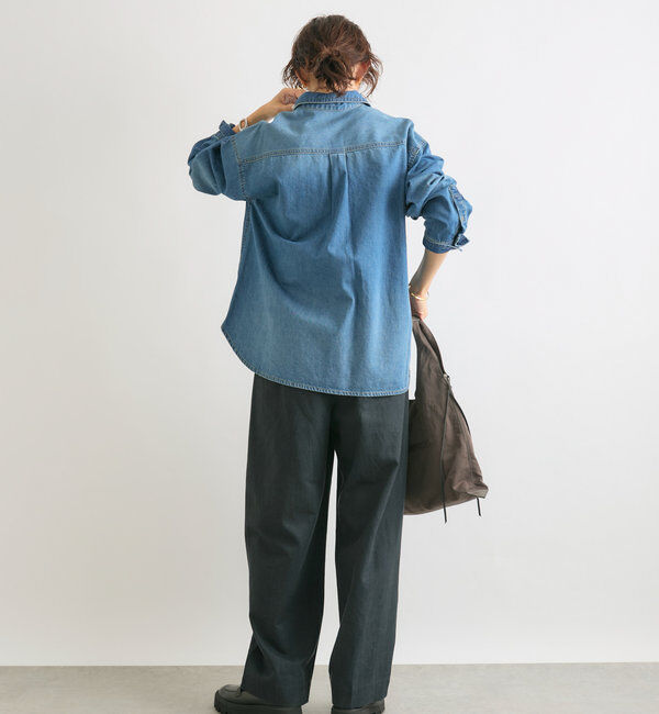  「【MONN.:.(モン)】デニムプルオーバー」|シャツ・ブラウス|