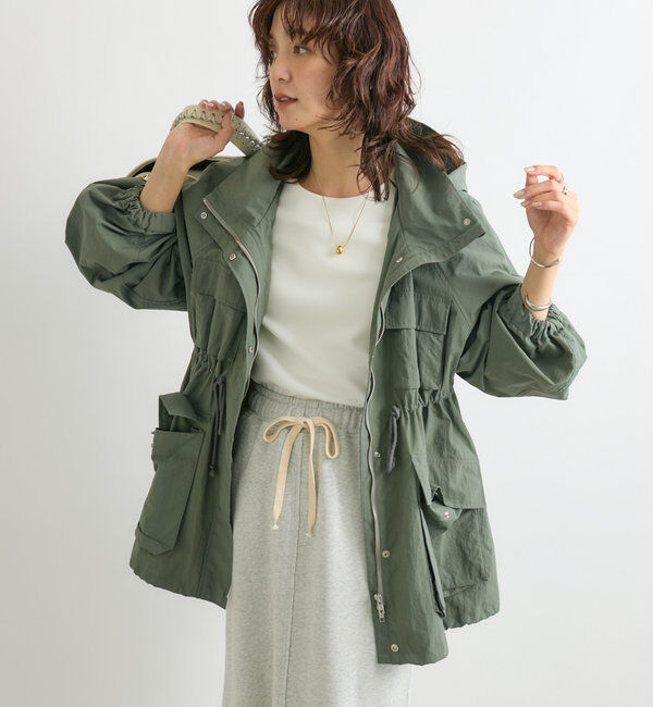  「【軽量/撥水】フーデッドマウンテンパーカー」|その他|