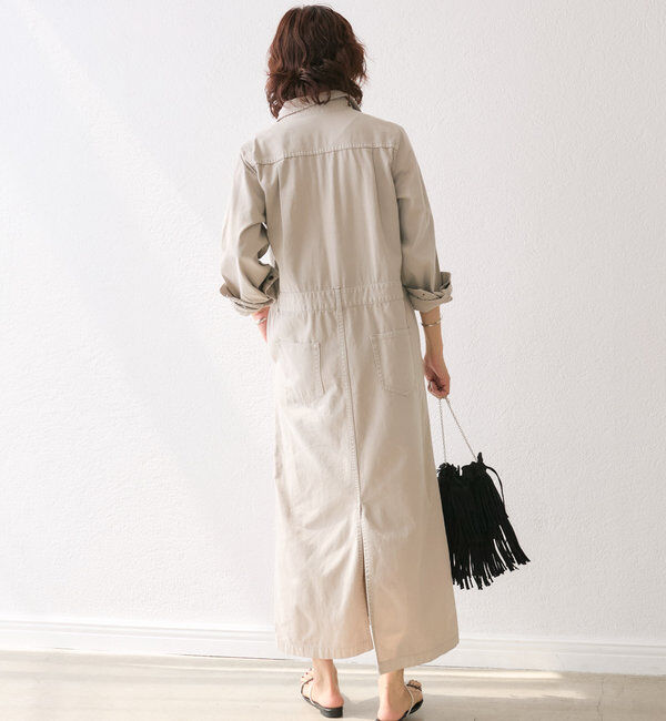  「【MONN&times;Yoshiiiiii】デニムシャツワンピース」|ワンピース|