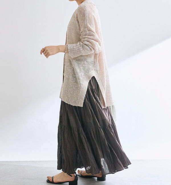  「【名品リバイバル/5色展開】コットンワッシャープリーツスカート」|スカート|